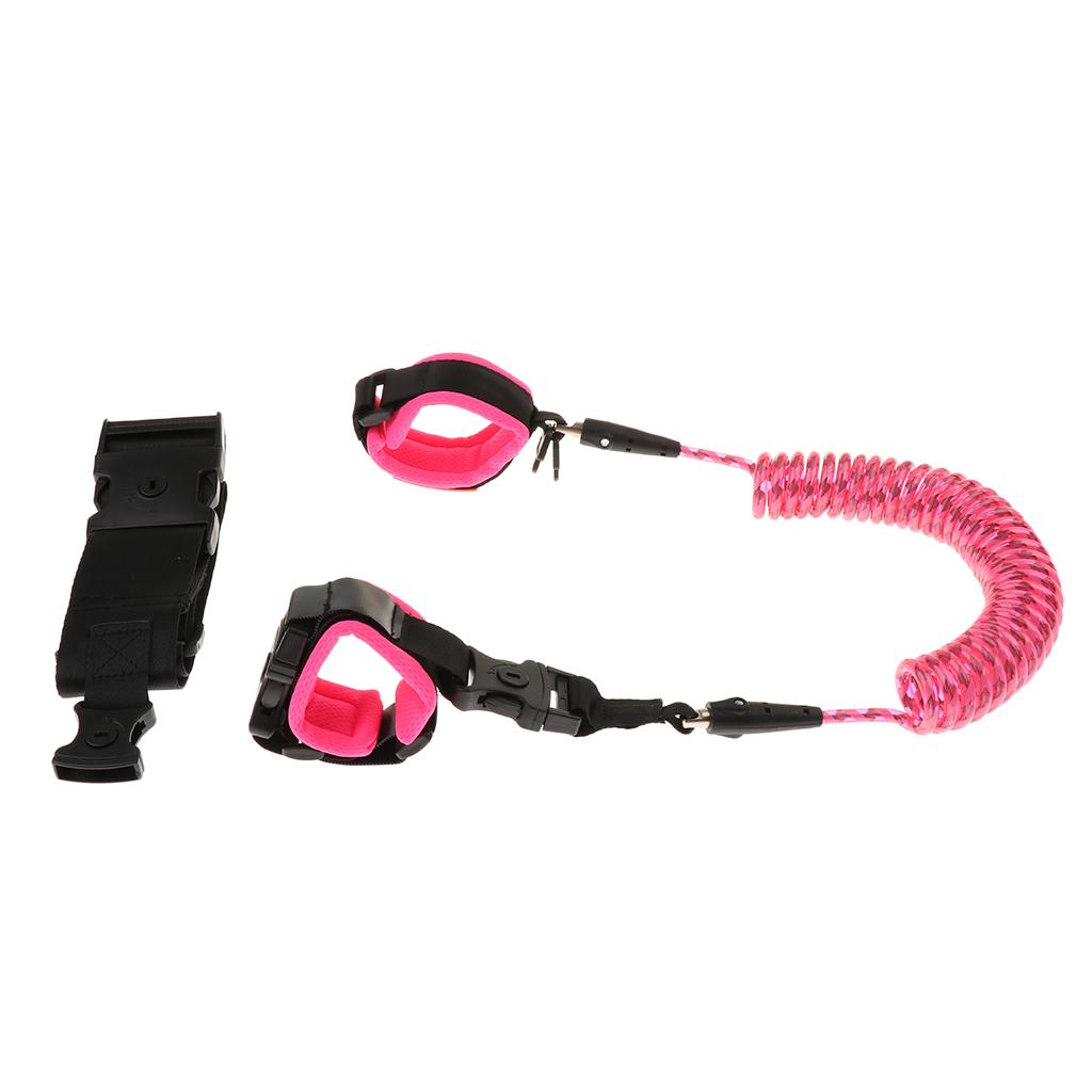 Safety Harness Leash Anti Lost Wrist Traction Rope for Toddlers Pink