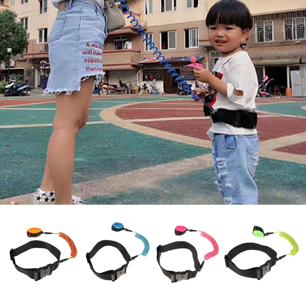 Safety Kids Harness Leash Anti Lost Walking Harness Traction Rope Orange