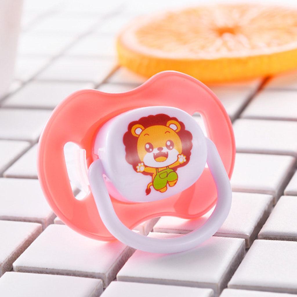 Baby Infant Orthodontic Dummy Pacifier Silicone Teat Pink