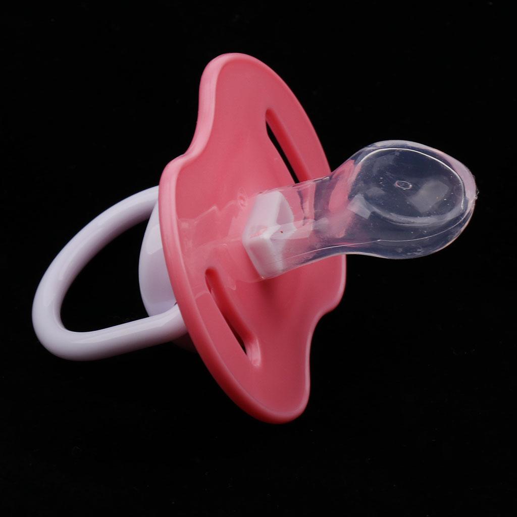 Baby Infant Orthodontic Dummy Pacifier Silicone Teat Pink