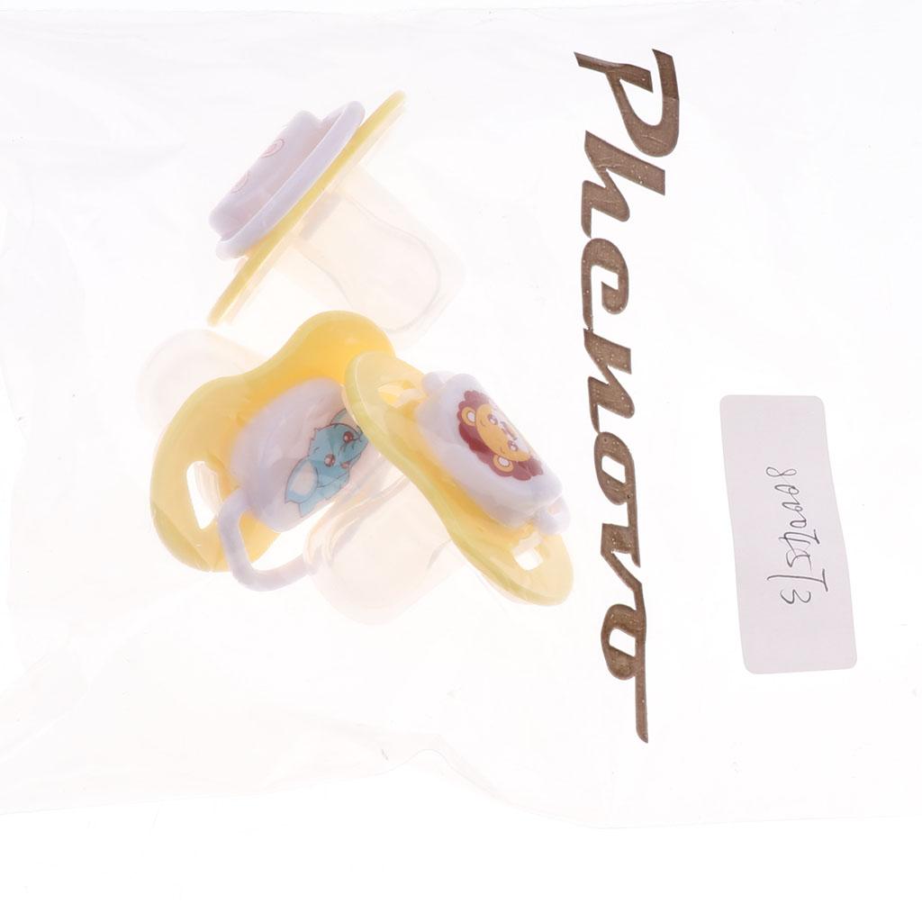 Baby Infant Orthodontic Dummy Pacifier Silicone Teat Yellow