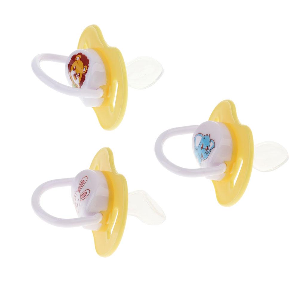 Baby Infant Orthodontic Dummy Pacifier Silicone Teat Yellow