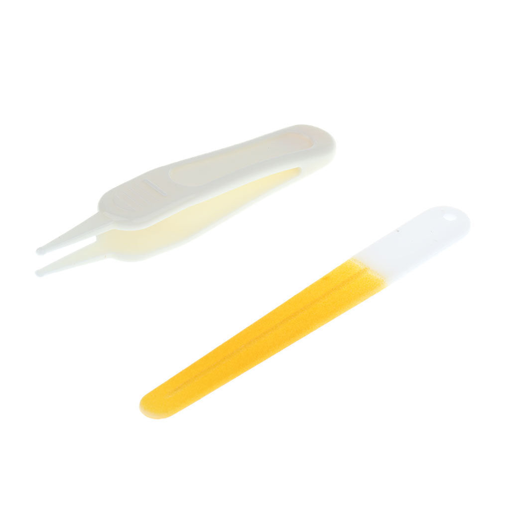 4pcs/Set Baby Nail Clippers Scissors Cutters Finger Manicure Yellow