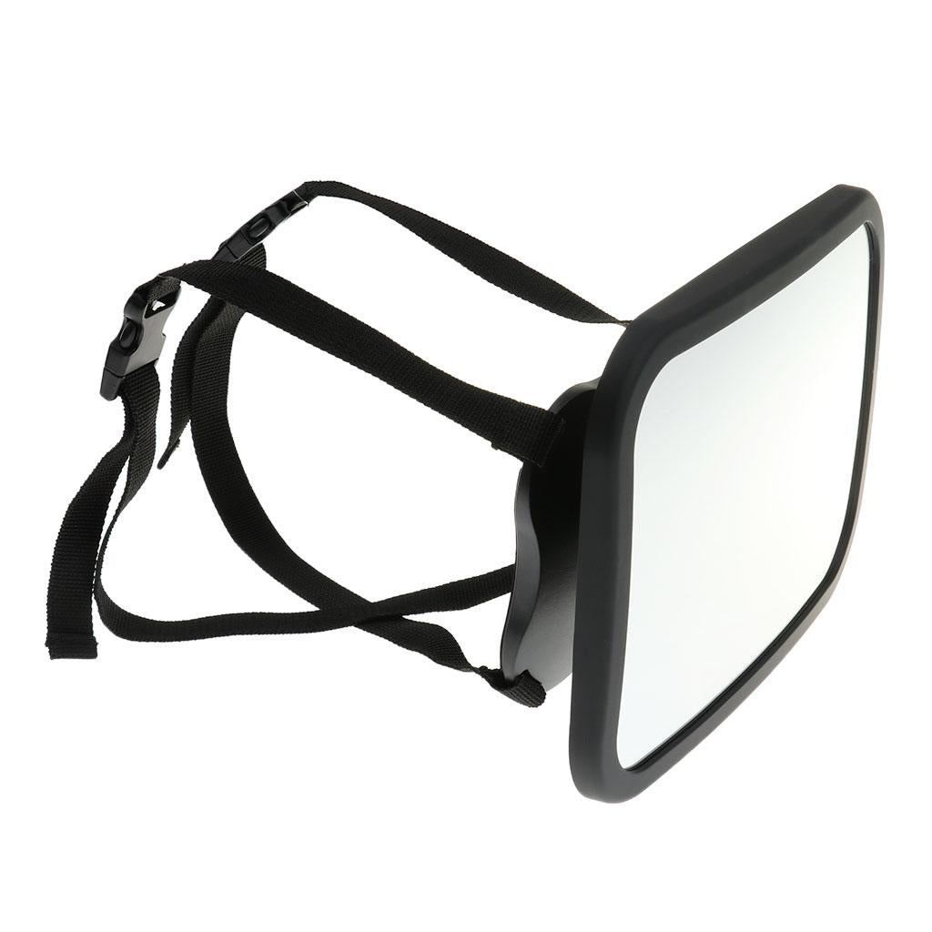 Baby Car Mirror Back Seat View Rear Facing Securely Fasten With Double Strap