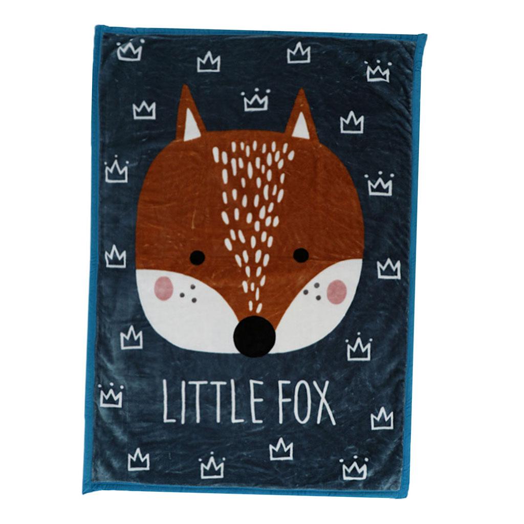 Blanket Preschool Bed Mat Office Nap Baby Towel 100x150cm Fox