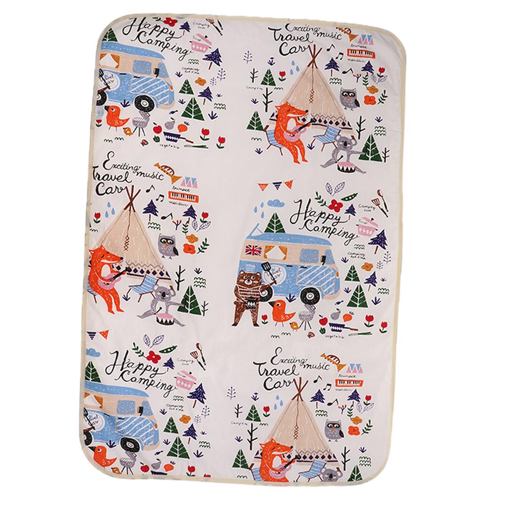 Baby Bedding Cover Diaper Changing Pad Nappy Mat Waterproof Fox Camping