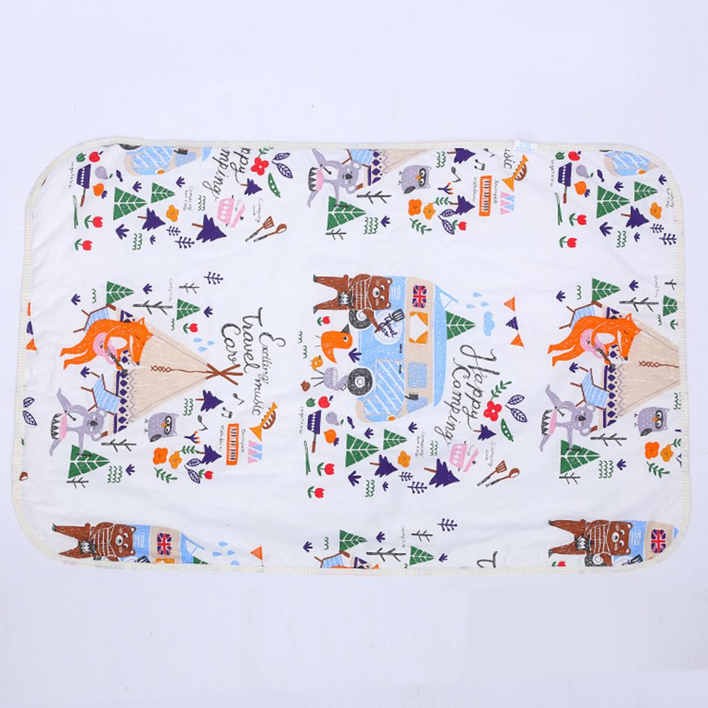 Baby Bedding Cover Diaper Changing Pad Nappy Mat Waterproof Fox Camping