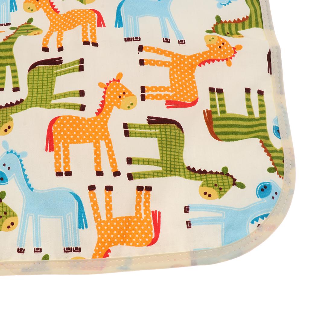 Baby Bedding Cover Diaper Changing Pad Nappy Mat Waterproof Horse