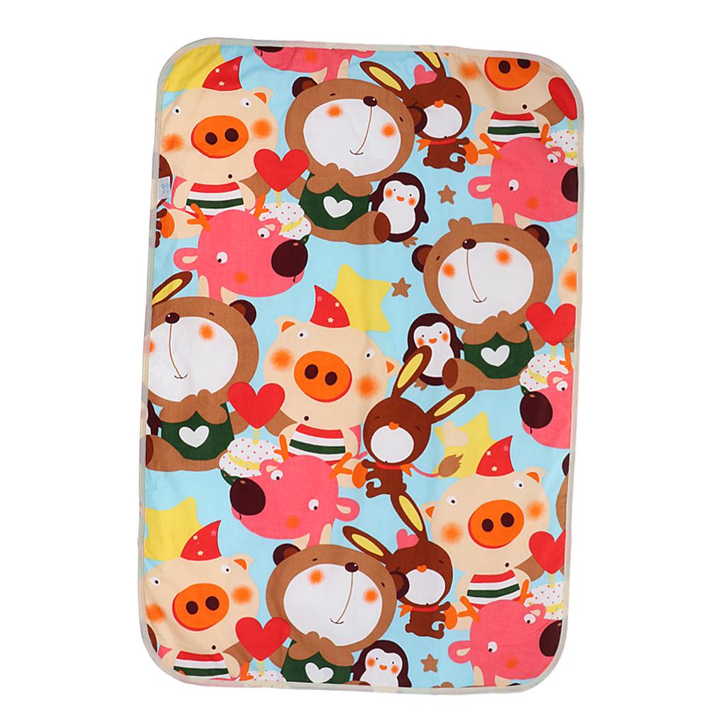 Baby Bedding Cover Diaper Changing Pad Nappy Mat Waterproof Pig