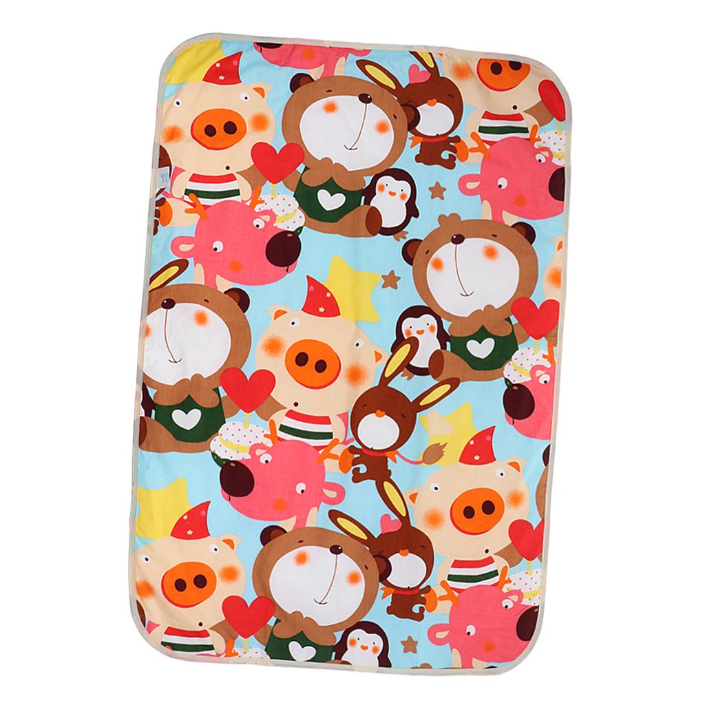 Baby Bedding Cover Diaper Changing Pad Nappy Mat Waterproof Pig