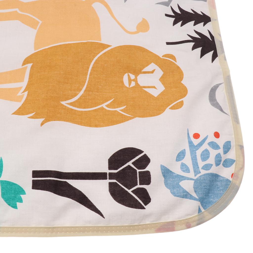 Baby Bedding Cover Diaper Changing Pad Nappy Mat Waterproof Animal Zoo