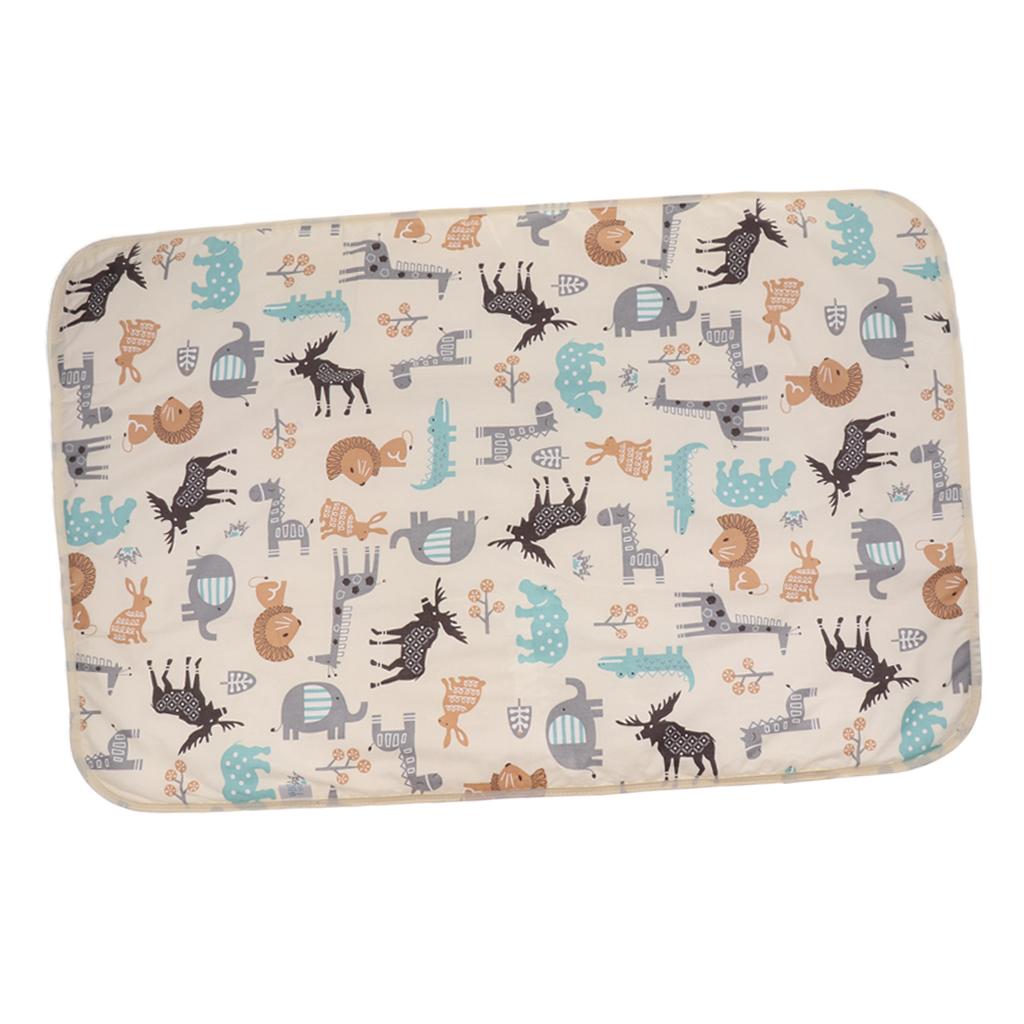 Baby Bedding Cover Diaper Changing Pad Nappy Mat Waterproof Elephant