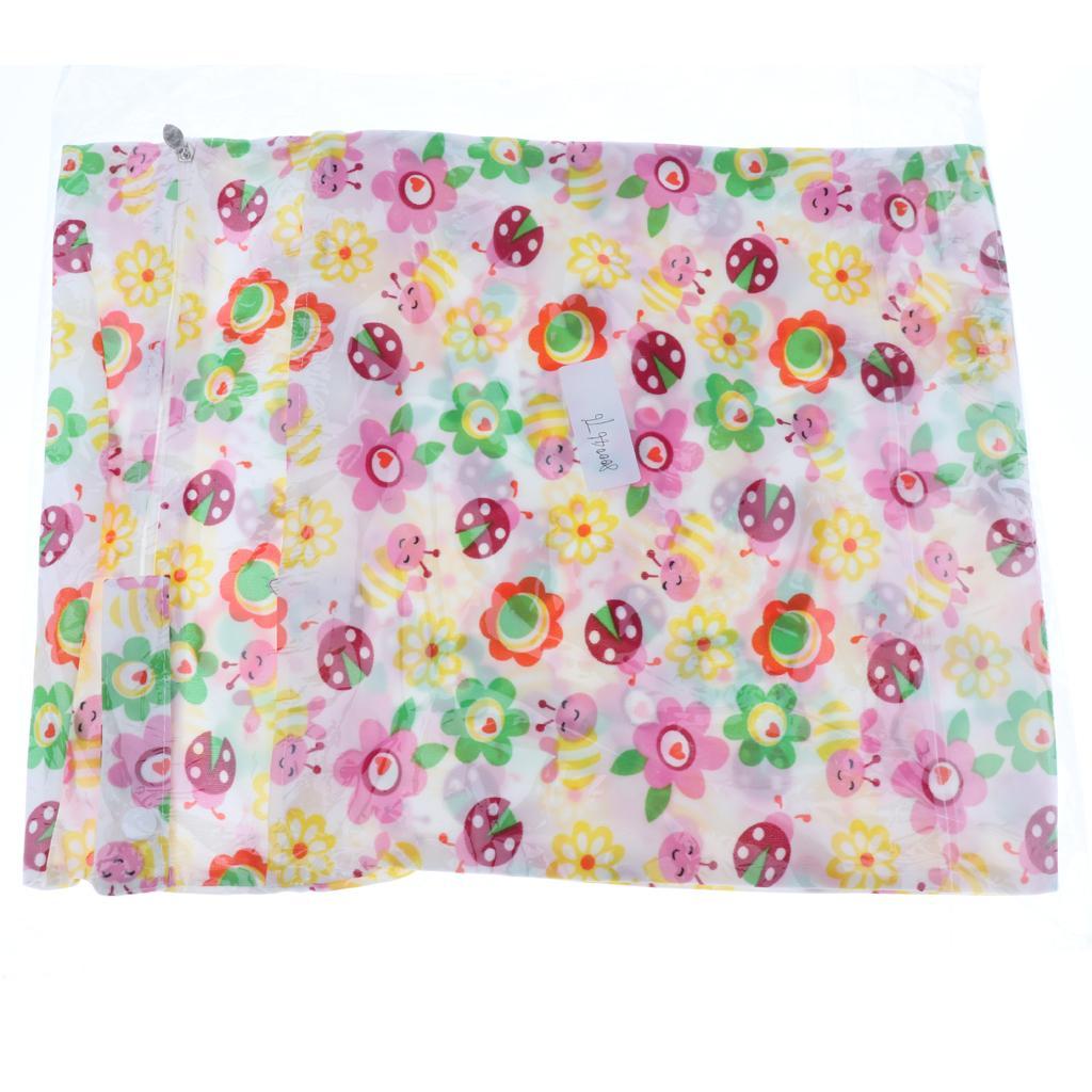 Waterproof Reusable Zip Pouch Wet Dry Bag Cloth Diaper Nappy Sun flower