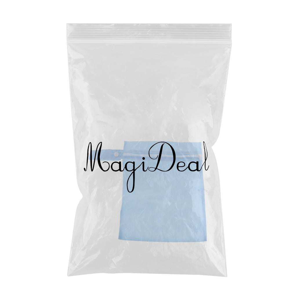 Baby Waterproof Reusable Zip Pouch Wet Dry Bag Cloth Diaper Nappy Blue