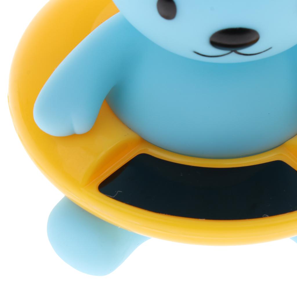 Baby Bath Tub Water Temperature Tester Toy Thermometer Blue Bear