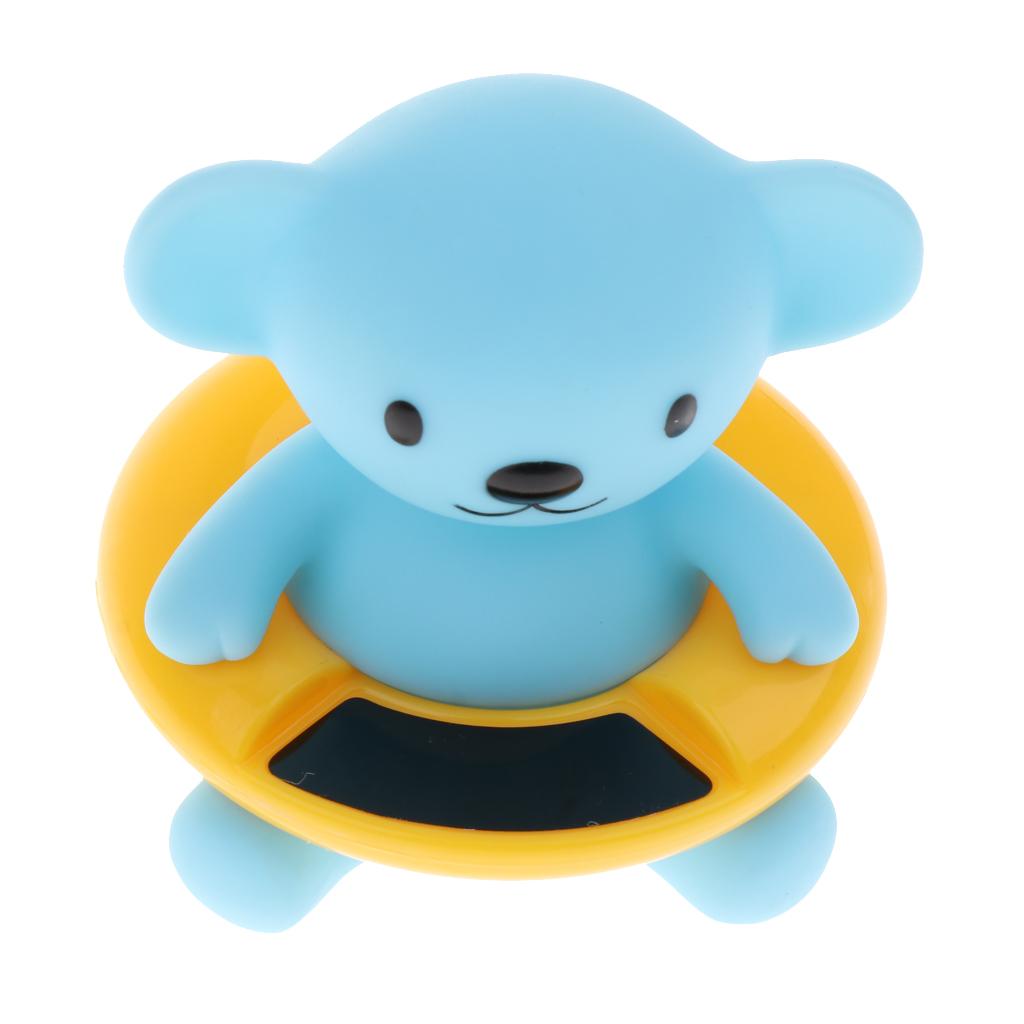 Baby Bath Tub Water Temperature Tester Toy Thermometer Blue Bear