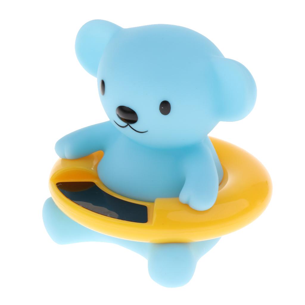 Baby Bath Tub Water Temperature Tester Toy Thermometer Blue Bear