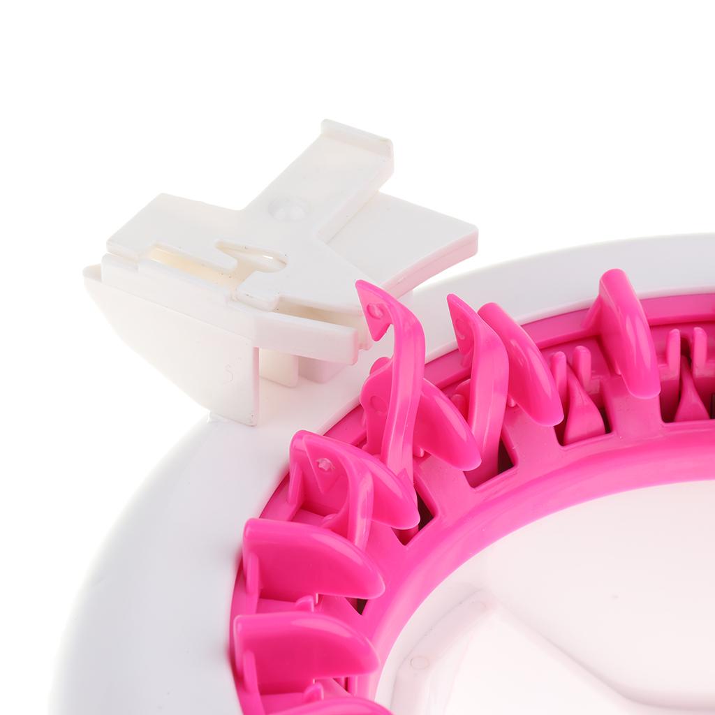 Fun 38-Pin Knitting Machine for Kids - Litte Weaver Weaving Loom Toy Hands-on DIY Knit Scarf Hat Sock Educational