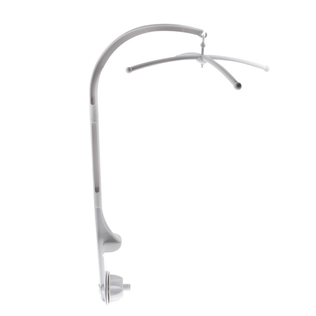 72cm White Crib Music Box Holder Baby Bed Bell Arm Bracket