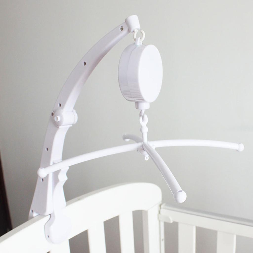 18 Inch Wind Up Mobile Music Box Baby Crib Nursery Mobiles, Bed Bell Toy Holder Arm Bracket for Custom Mobiles