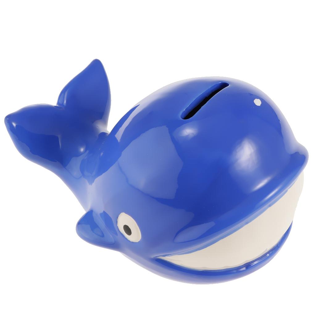 Whale Shape Save Money Cans Kids Piggy Bank Bedroom Decorations Birthday Gifts