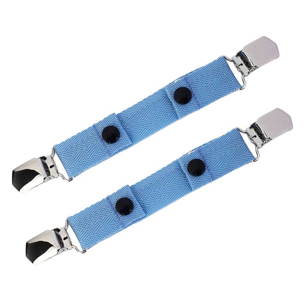 2 Pack Children's Dapper Snappers Toddler Adjustable Belt Blue