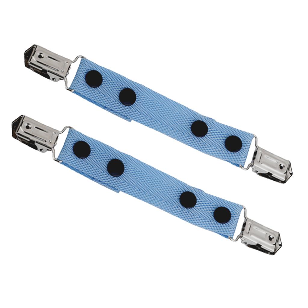 2 Pack Children's Dapper Snappers Toddler Adjustable Belt Blue