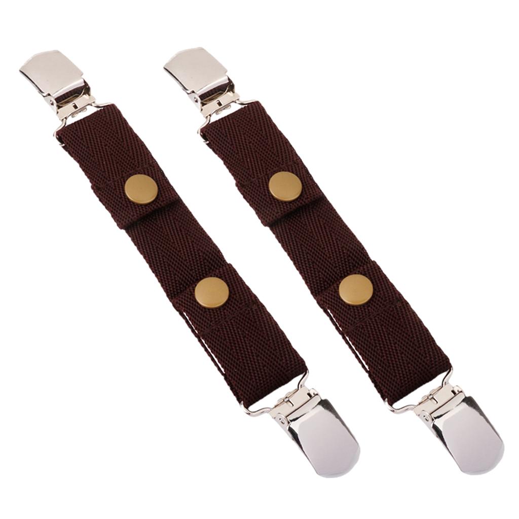 2 Pack Children's Dapper Snappers Toddler Adjustable Belt Coffee