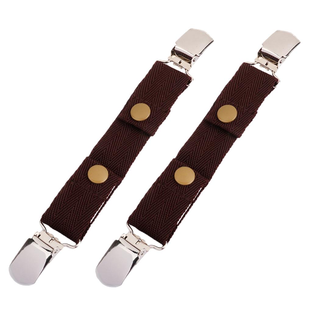 2 Pack Children's Dapper Snappers Toddler Adjustable Belt Coffee