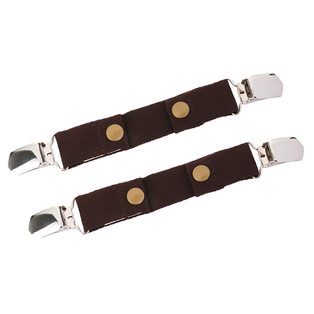 2 Pack Children's Dapper Snappers Toddler Adjustable Belt Coffee