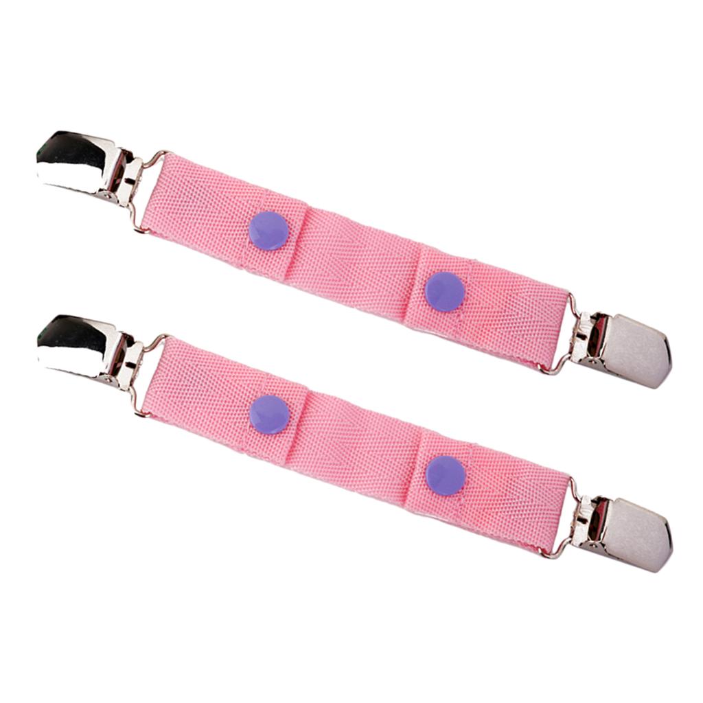 2 Pack Children's Dapper Snappers Toddler Adjustable Belt Pink