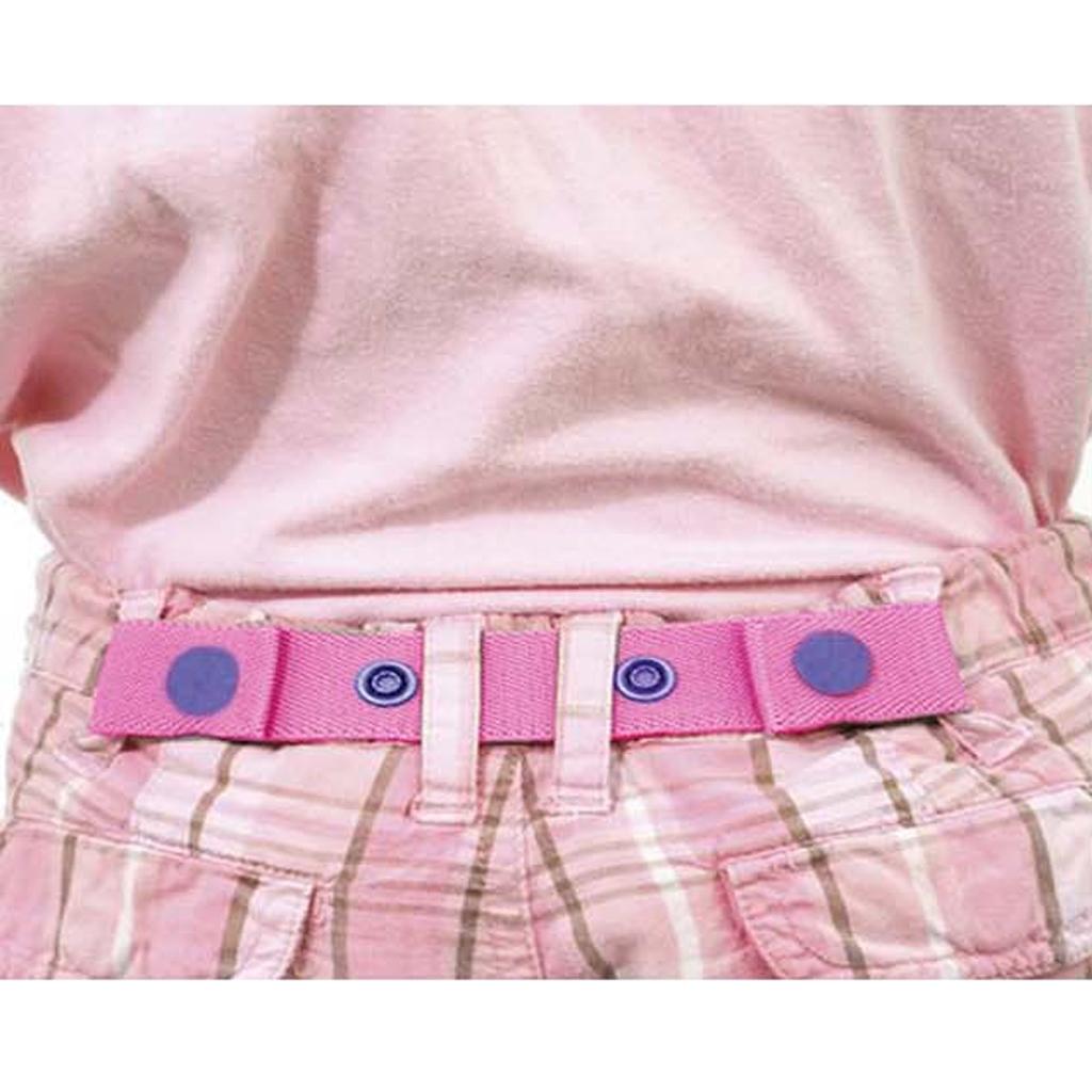 2 Pack Children's Dapper Snappers Toddler Adjustable Belt Pink