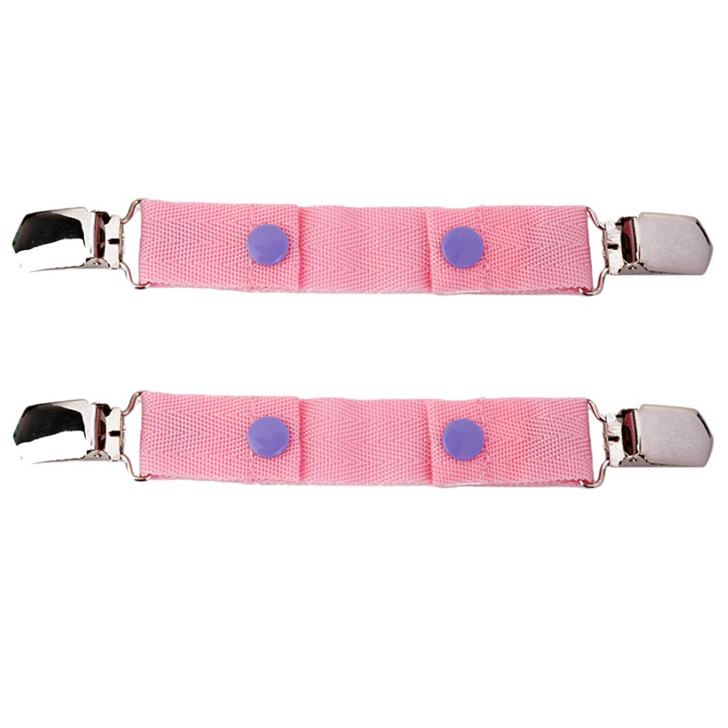 2 Pack Children's Dapper Snappers Toddler Adjustable Belt Pink