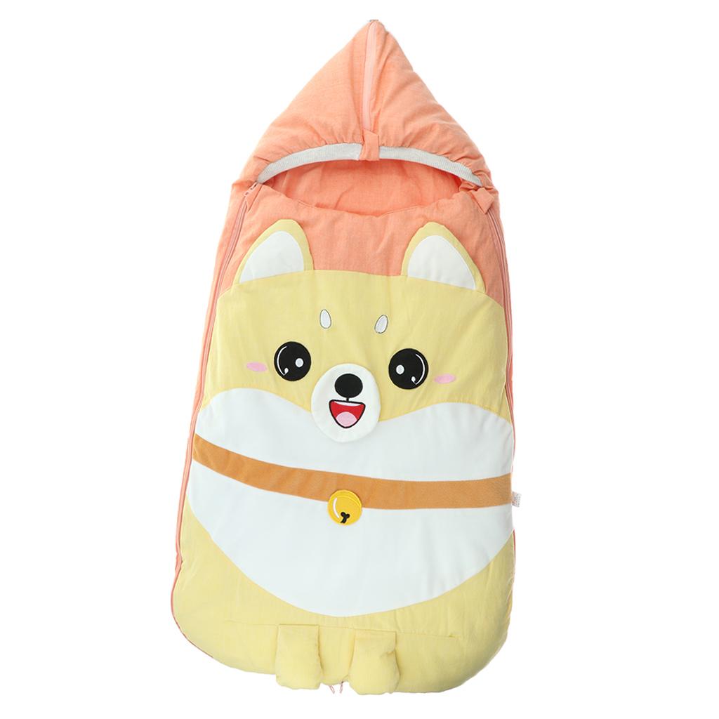 Baby Sleeping Bag Swaddle Warm Cover Blanket Infant Winter Spring Wrap Pink