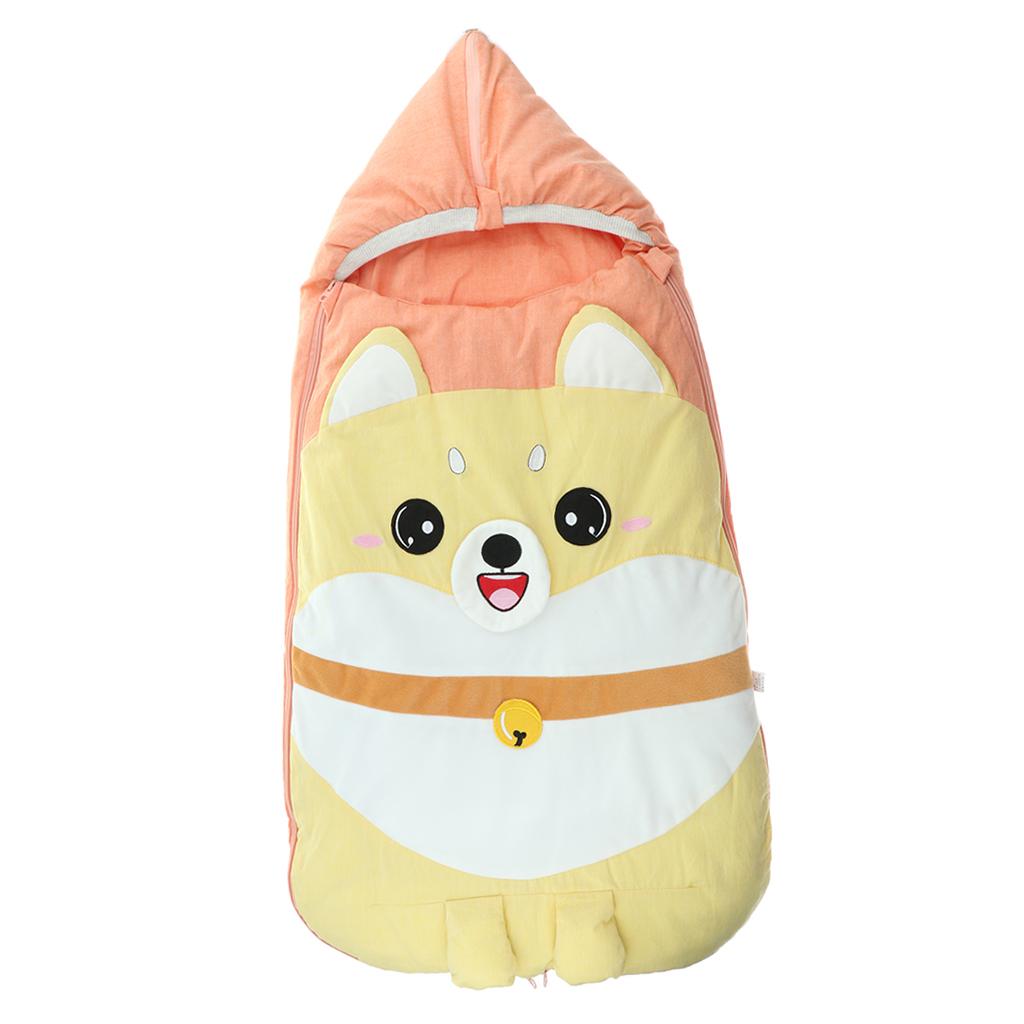 Baby Sleeping Bag Swaddle Warm Cover Blanket Infant Winter Spring Wrap Pink