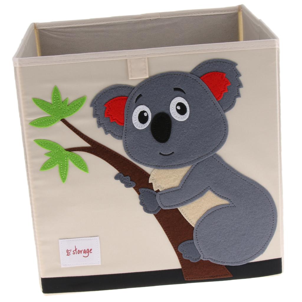 Folding Storage Box Basket Kids Clothes Toy Book Organizer  Koala