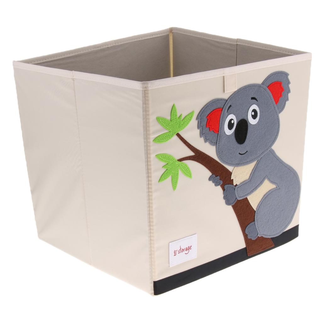 Folding Storage Box Basket Kids Clothes Toy Book Organizer  Koala