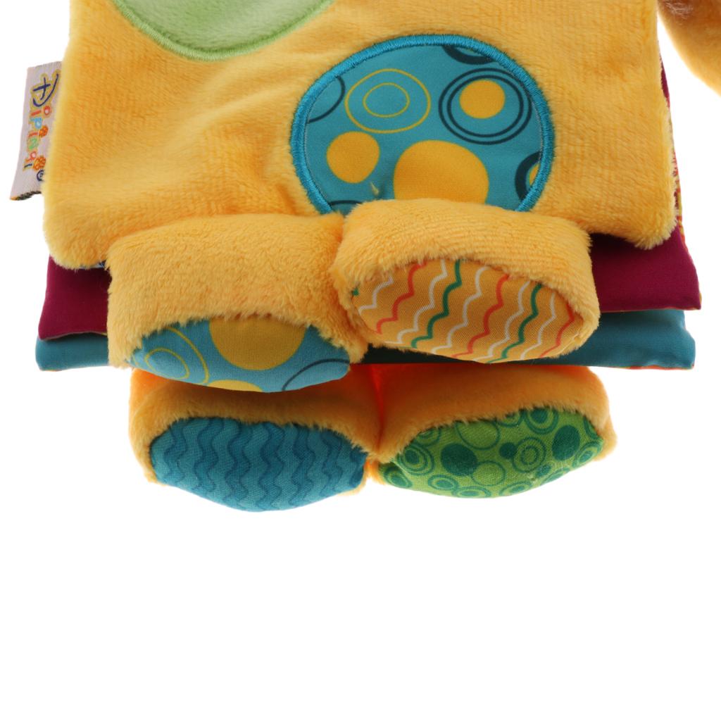 Baby Soft Book Non-Toxic Crinkle Cloth Book Early Educational Toy - Donkey