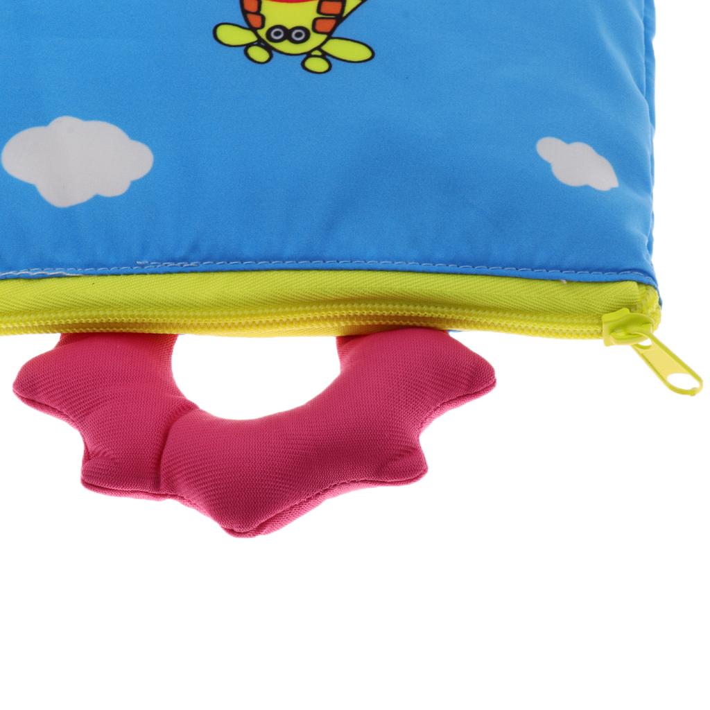 Kids Soft Cloth Book Learn To Zip Button Buckle Tie Early Educational Toys