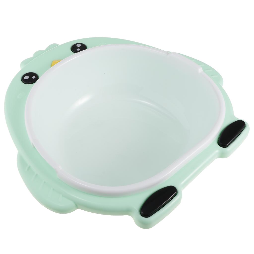 Cute Plastic Newborn Infant Baby Bathroom Bathtub Washbasin Foot Basin –Green