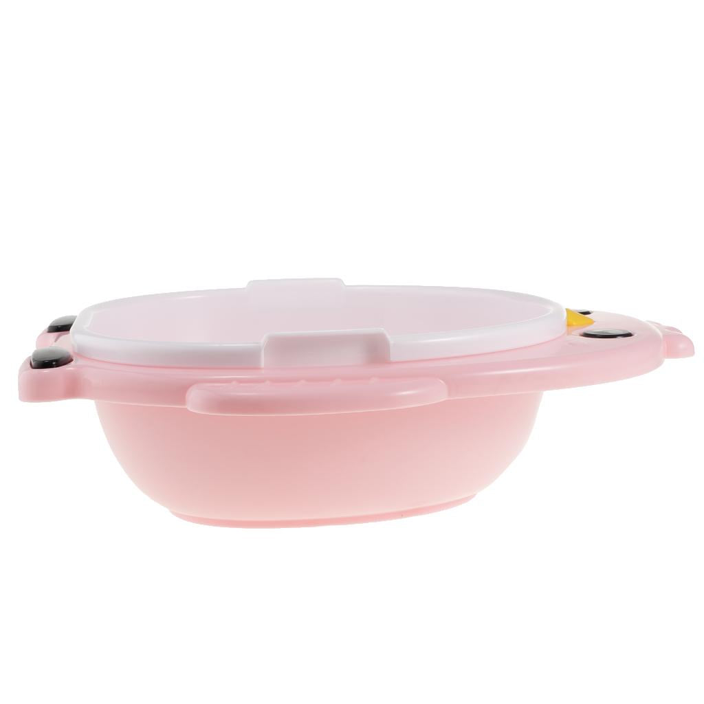 Cute Plastic Newborn Infant Baby Bathroom Bathtub Washbasin Foot Basin –Pink