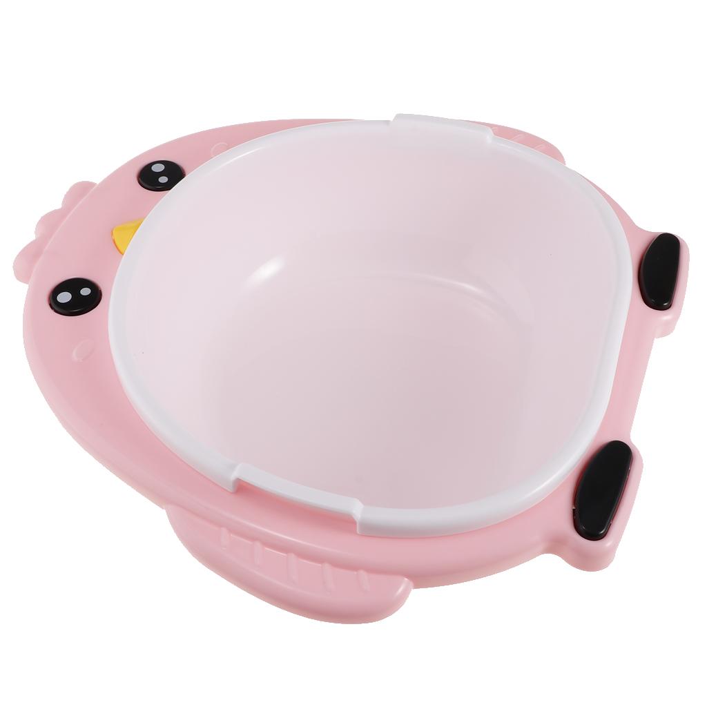 Cute Plastic Newborn Infant Baby Bathroom Bathtub Washbasin Foot Basin –Pink