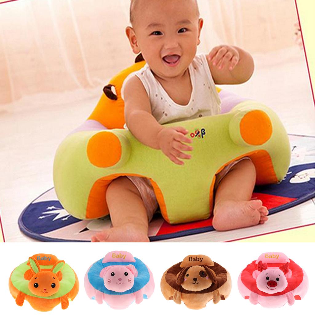Baby Learning Chair Support Seat Baby Anti-Rollover Small Sofa Rabbit