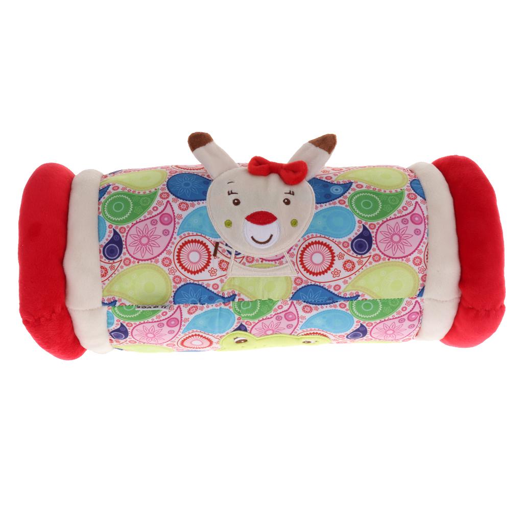 Tummy Time Roller Rattle Farm Early Learning Centre Pink Cat