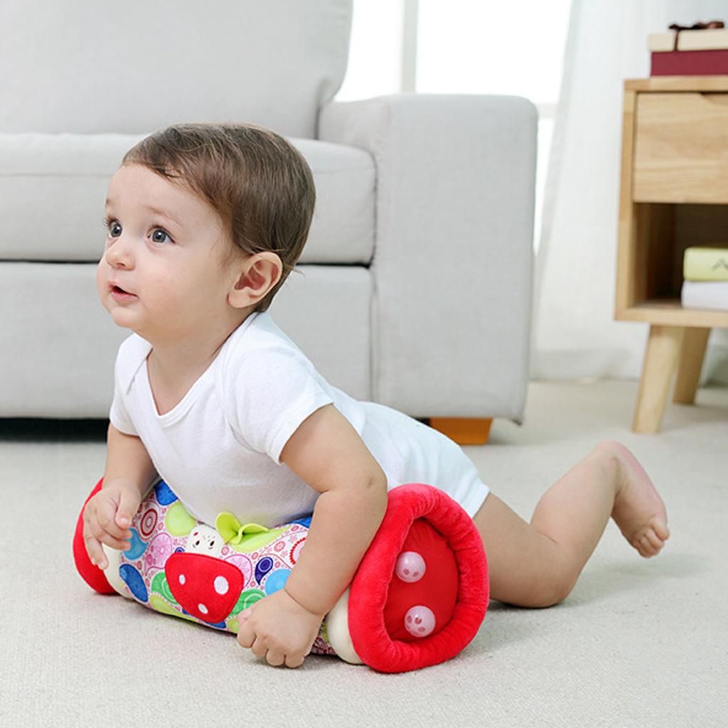 Tummy Time Roller Rattle Farm Early Learning Centre Pink Cat