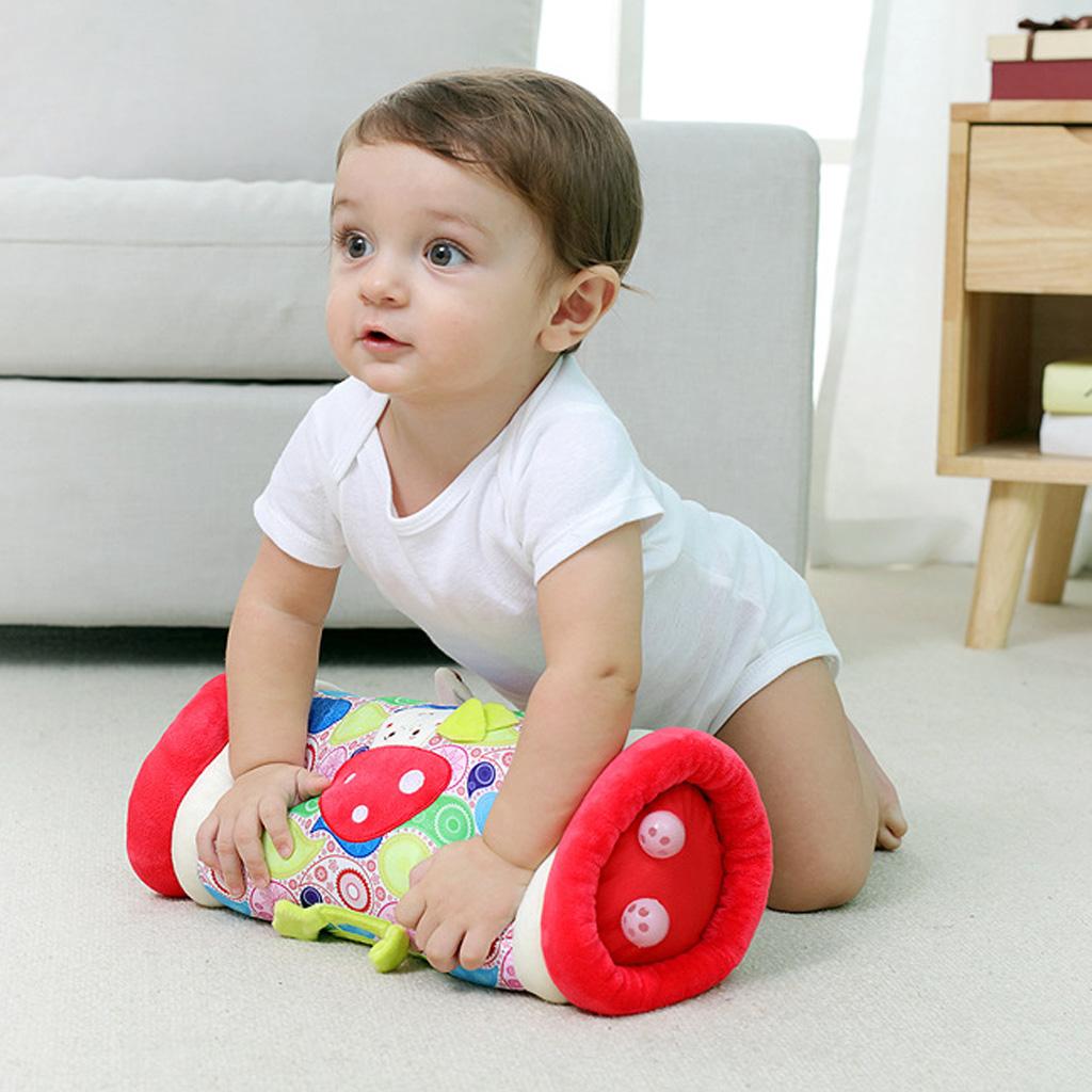 Tummy Time Roller Rattle Farm Early Learning Centre Pink Cat