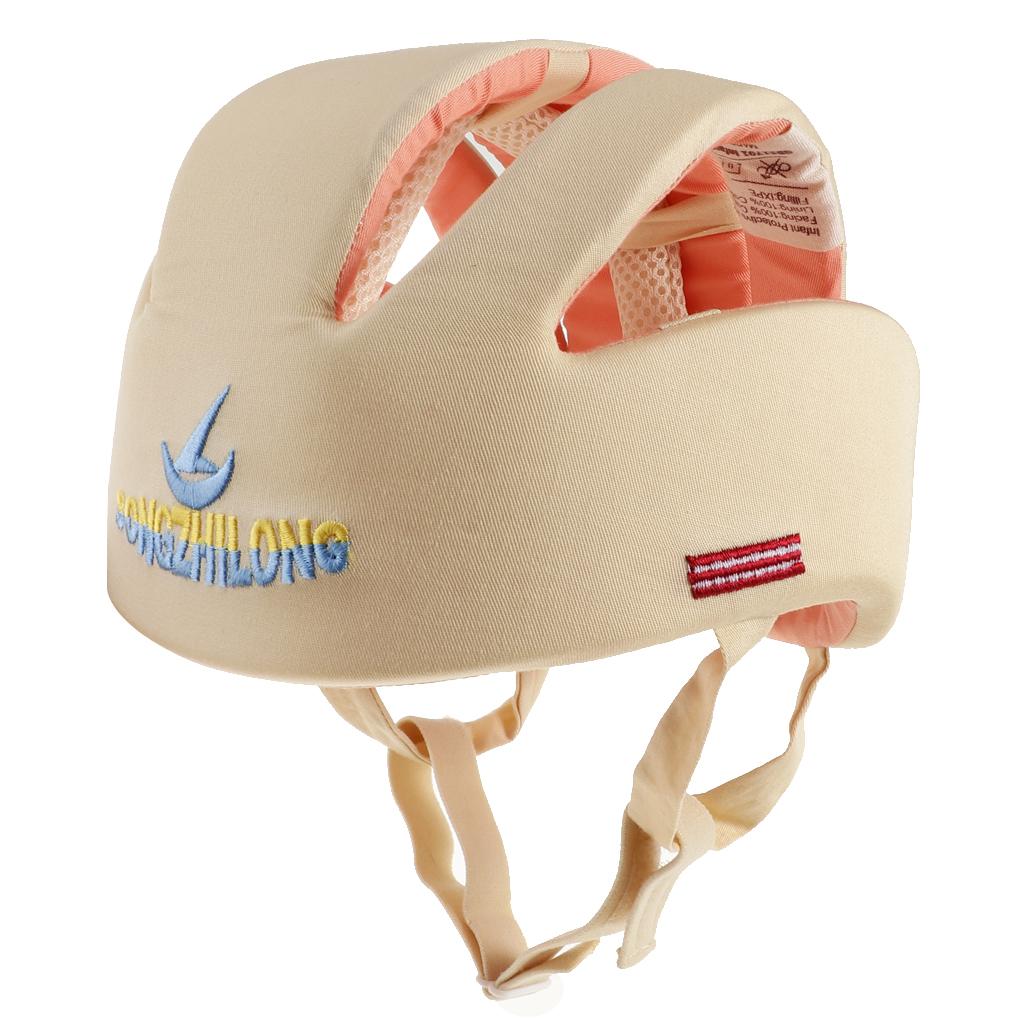 Toddler Safety Helmet Head Protection Hat Headguard Cap Type A Beige