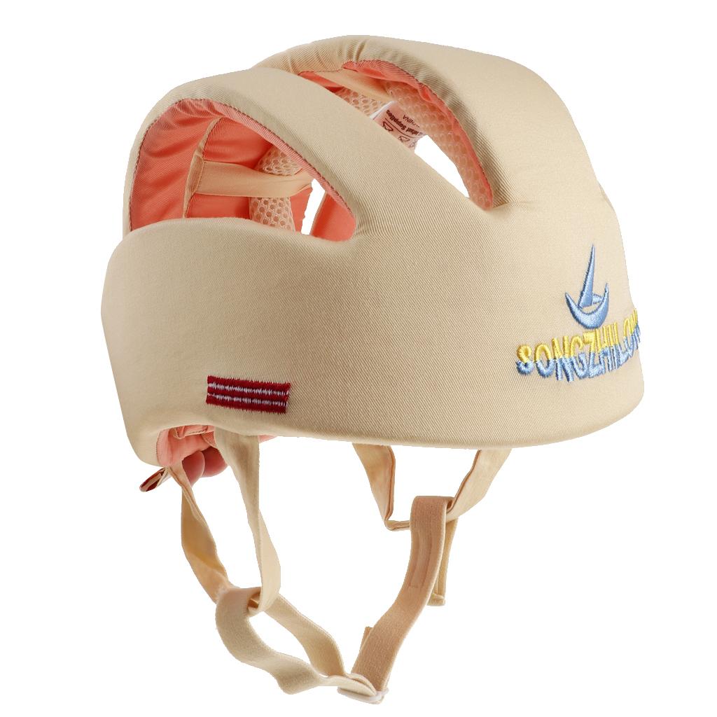 Toddler Safety Helmet Head Protection Hat Headguard Cap Type A Beige