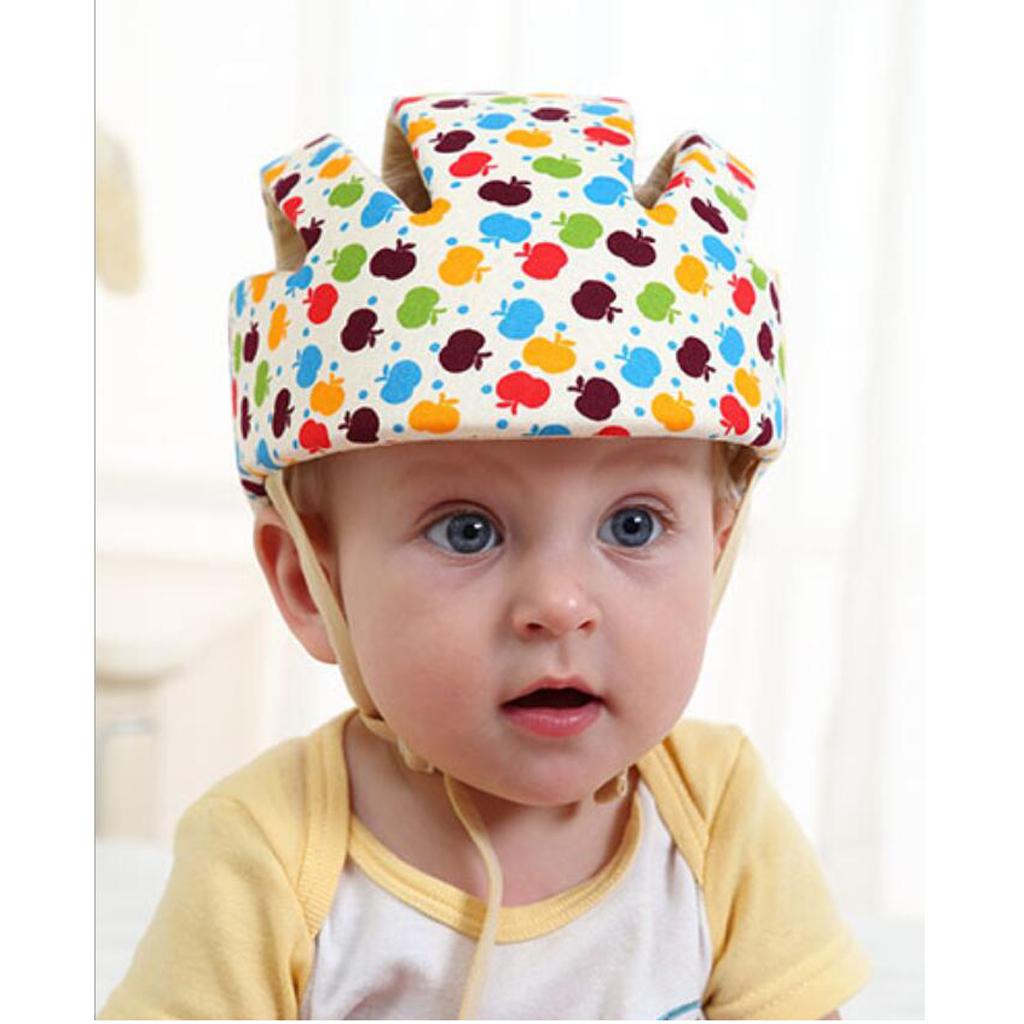 Toddler Safety Helmet Head Protection Hat Headguard Cap Type A Apple Pattern