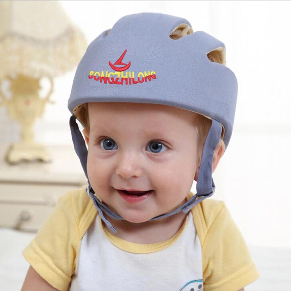 Toddler Safety Helmet Head Protection Hat Headguard Cap Type A Grey